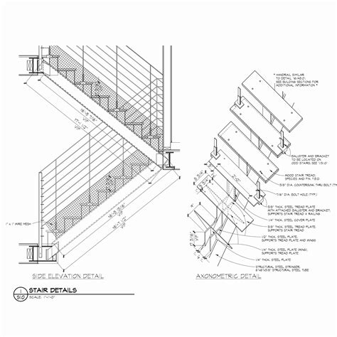 Stair Detail Drawing at GetDrawings | Free download