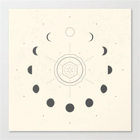 Minimalist Wall Art - Featured Artwork and Artists | Moon phases tattoo, Moon phases art, Moon art