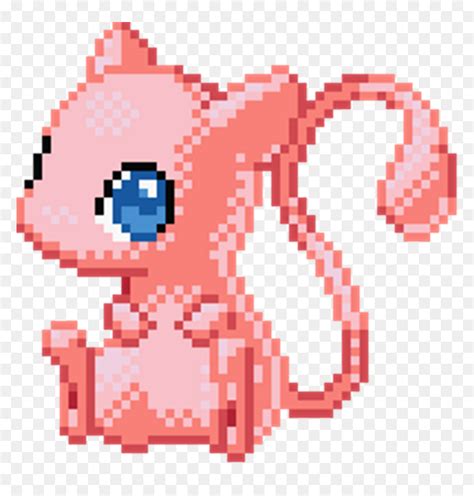 Mew Pixel Art , Png Download - Cute Pokemon Pixel Art, Transparent Png - vhv