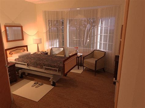 Nursing Home Bed Room | Scott Ebert - CGarchitect - Architectural ...