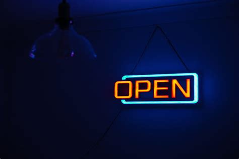 Neon Open Sign Board, neon, sign-board, glow, graphy, HD wallpaper | Peakpx