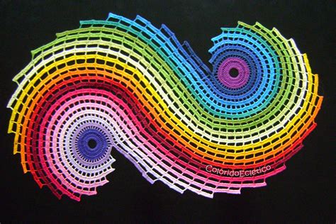 Chasing Rainbows in Crochet … Fractal Design At Its Colorful Best ...