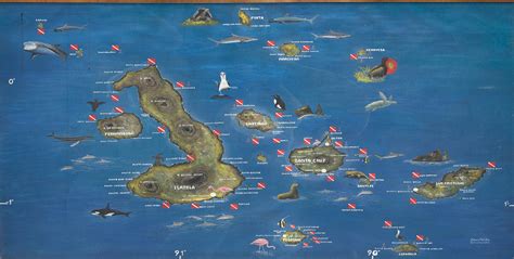 Museo Nacional Andrew Halliday galapagos islands map suspender aluminio ...