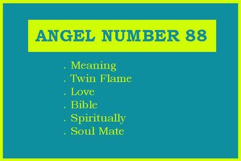 88 Meaning, 88 Angel Number Twin Flame, 88 Angel Number Meaning In Love ...