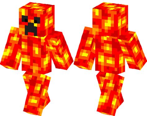 Lava Creeper Skin | Minecraft PE Bedrock Skins