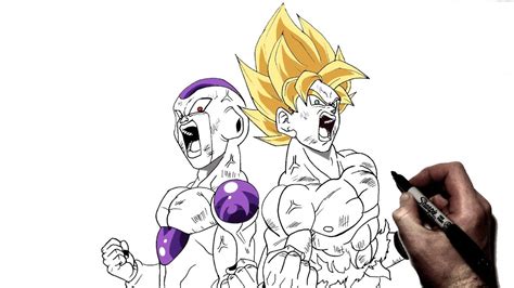 Goku Vs Frieza Drawings