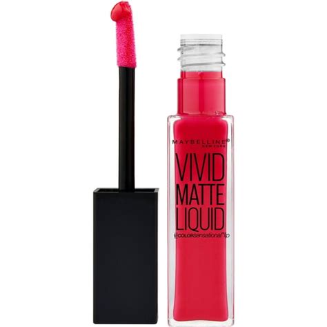 Maybelline Color Sensational Vivid Matte Liquid Lipstick, Rebel Red - Walmart.com - Walmart.com