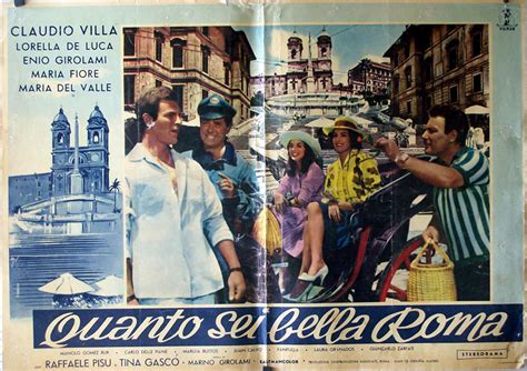 "QUANTO SEI BELLA ROMA" MOVIE POSTER - "QUANTO SEI BELLA ROMA" MOVIE POSTER