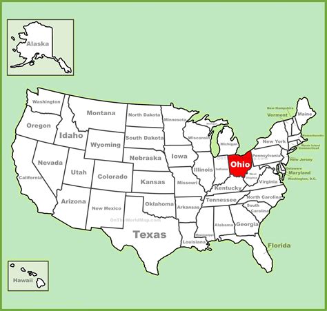 Ohio And Surrounding States Map – Interactive Map