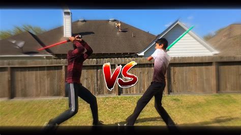 Lightsaber Battle Duel | Fight Scene - YouTube