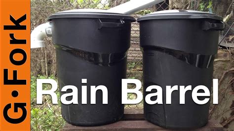 DIY Rain Barrel System How To Video