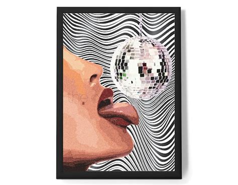 Disco Art Digital Art Visual Art Disco Stick Trippy | Etsy