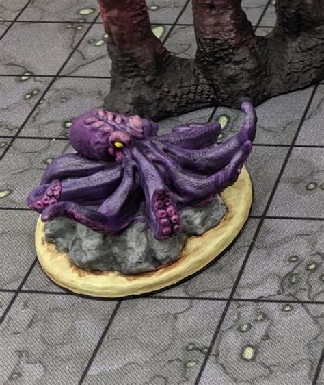 Dnd Octopus Sea Creatures Atlantis Ocean Tabletop Miniature RPG D&D Dungeons and Dragons ...