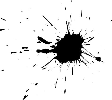 20 Black Paint Splatters (PNG Transparent) Vol. 1 | OnlyGFX.com