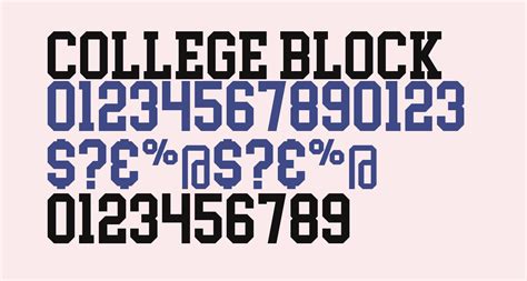 College Block free Font - What Font Is