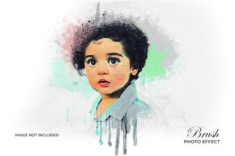 Premium PSD | Watercolor painting brush effect