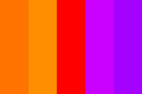 Orange And Purple Color Palette