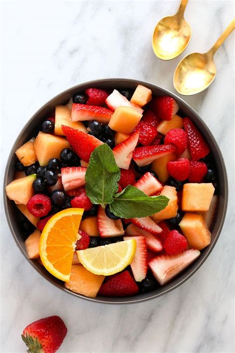 Fresh Fruit Salad (ready in 15 minutes!) - Fit Foodie Finds