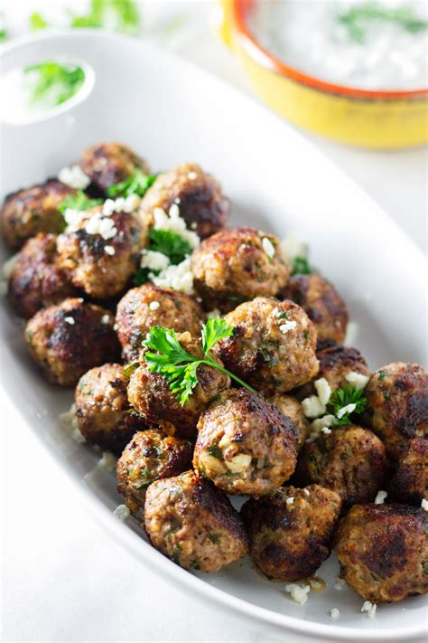 Greek Meatballs Recipe - Cooking For My Soul