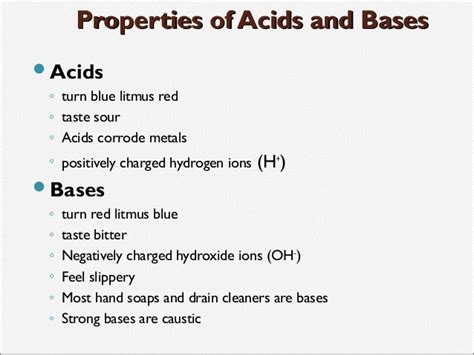 WHAT ARE THE PROPERTIES OF ACIDS AND BASES - 9401419 | Meritnation.com