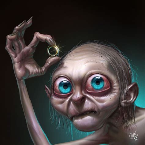 ArtStation - Gollum, Ricardo Chucky | Hobbit art, Lotr art, The hobbit