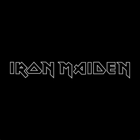 Iron Maiden Logo Black and White – Brands Logos