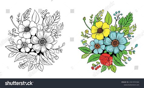 Best Easy Flower Sketch Drawing Royalty-Free Images, Stock Photos & Pictures | Shutterstock