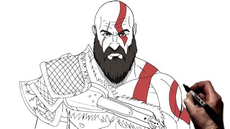 Top more than 67 easy kratos drawing - xkldase.edu.vn