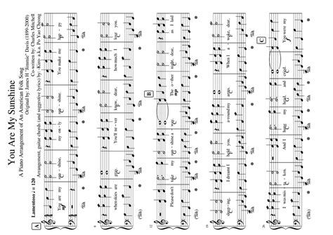 Jimmie Davis-You Are My Sunshine Sheet Music pdf, - Free Score Download ★