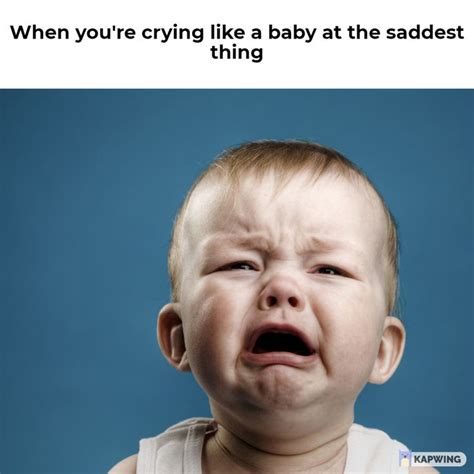 Crying baby memes | Baby memes, Funny crying baby, Boss baby memes