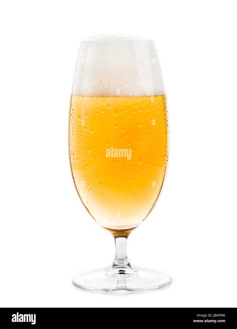 fresh draft beer in glass Stock Photo - Alamy