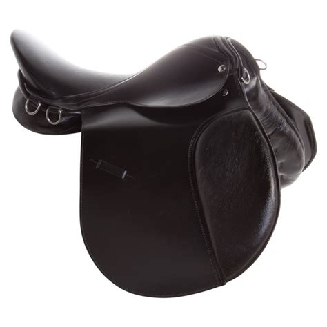 New Black All Purpose English Riding Saddle 15 18