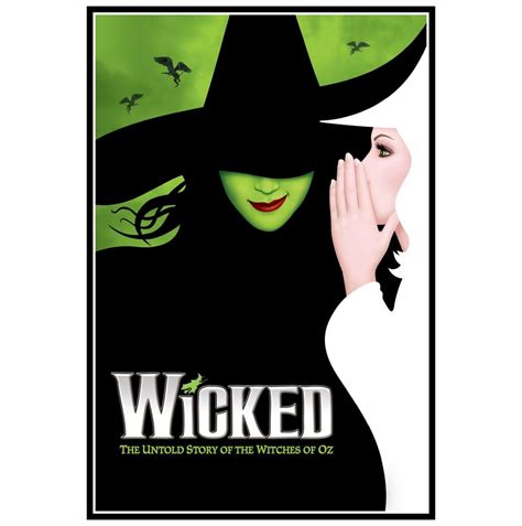 Wicked The Musical Poster Print And Canvas Print – Poster | Canvas Wall Art Print - John Sneaker