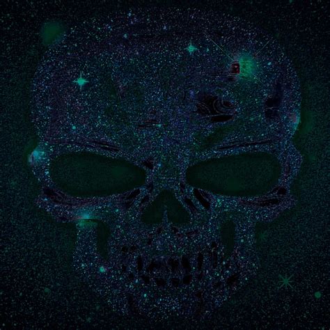 Glitter Skull Wallpaper