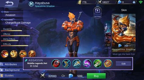 Hayabusa Assassin Damage Build 2024 - Mobile Legends