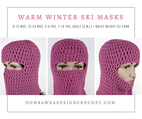 Pattern Knitted Ski Mask ~ Knitting Ideas DIY