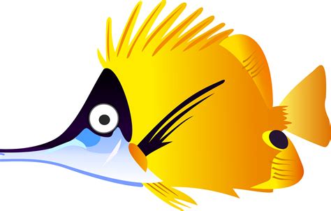 Yellow Fish Cartoon - ClipArt Best