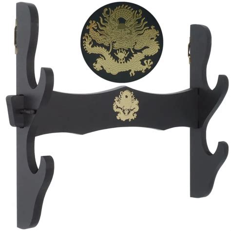 Dragon Sword Holder Wall Mount Samurai Sword Rack Katana Wakizashi Display Stand Decorative ...