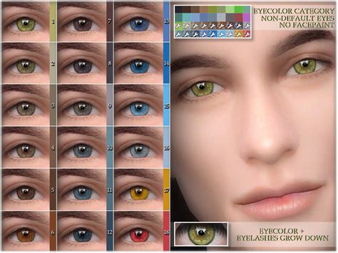 The Sims Resource - Eye colors 08 NON-DEFAULT