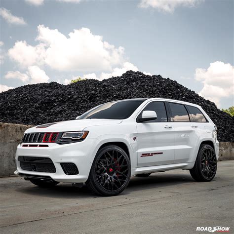 Jeep Trackhawk RS Edition Looks All Satin White and Black Suede, It's Also Reddish - autoevolution