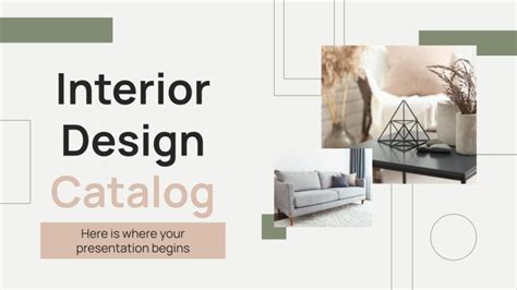 Interior Design Catalog | Google Slides & PowerPoint