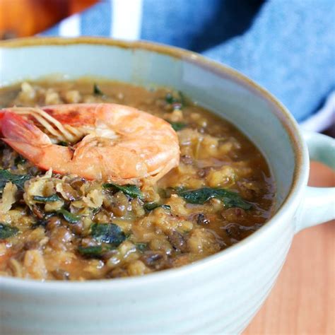 Ginisang Munggo with Shrimps (Mung Bean Soup) | Amiable Foods