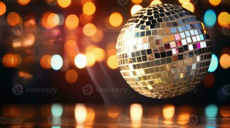 Colorful disco mirror ball lights night club background. Party lights disco ball 32069387 Stock ...