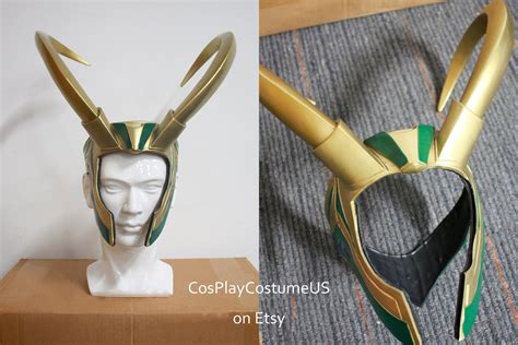 Loki Laufeyson Odinson Helmet Loki Cosplay Accessories Loki | Etsy