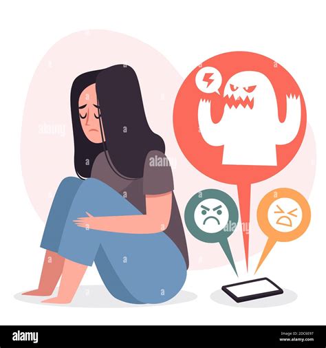 Cyber bullying concept Vector illustration Stock Vector Image & Art - Alamy