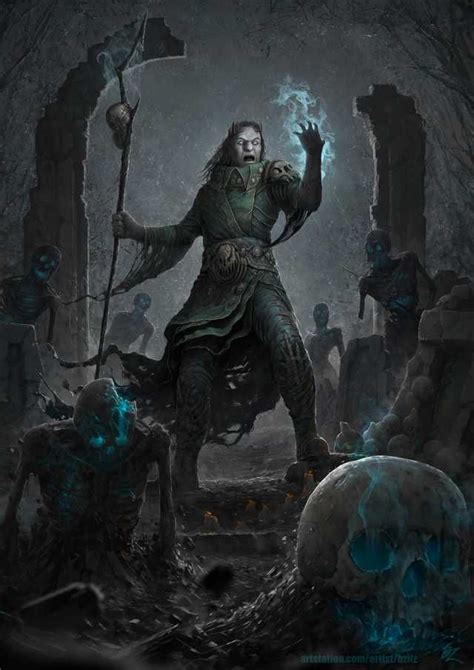 Necromancer Dump | Necromancer, Dark fantasy art, Fantasy inspiration