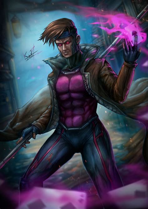 ArtStation - [ Fan Art ] Gambit :X-Men (Inspiration from Marvel Future ...