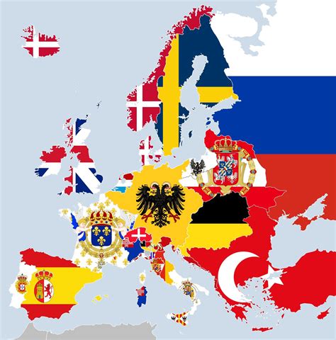 Flag Map Of Europe 1920 Vexillology | Images and Photos finder