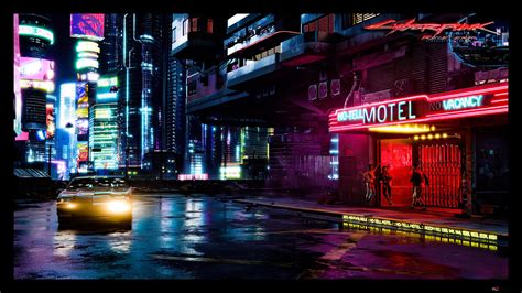 Cyberpunk 2077 - CITY 8K 4K HD wallpaper download