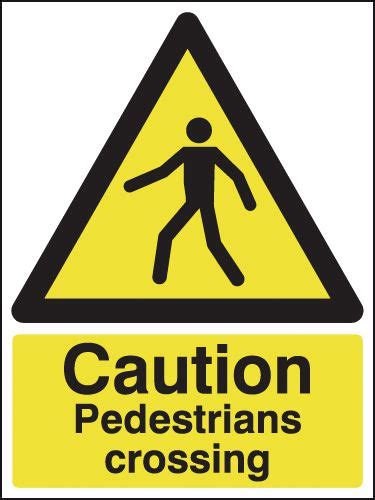 Caution Pedestrians Crossing Signs | Seton UK